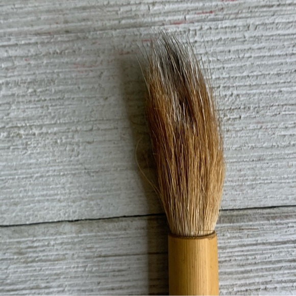 Large Bamboo Calligraphy Sumi-e Brush Watercolor Painting Natural Hair 9.25" - Picture 3 of 13